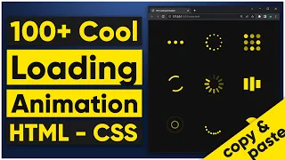100 Stunning CSS Loading Animations Without Writing Code