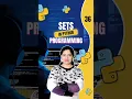 Sets in Python Programming Explain Sets in Python