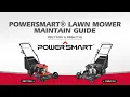 How to drain the oil and fuel of PowerSmart lawn mower PowerSmart