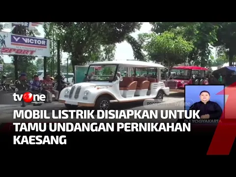 Mobil Listrik Siap Angkut Tamu Undangan Pernikahan Kaesang dan Erina