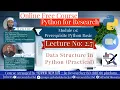 Lecture 2 7 Data Structure in Python Practical Python for Research
