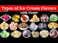 Types of Ice Cream Flavors with Name 30 Types of Ice Cream Flavors Name in English Part 1
