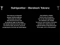 Stahlgewitter - Blendwerk Toleranz (ENG Translation)