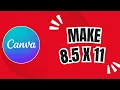 How to Make an 8 5 x 11 Document in Canva Perfect for US Letter Size