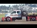 DPSST Skid truck training with Hamlet Fire department