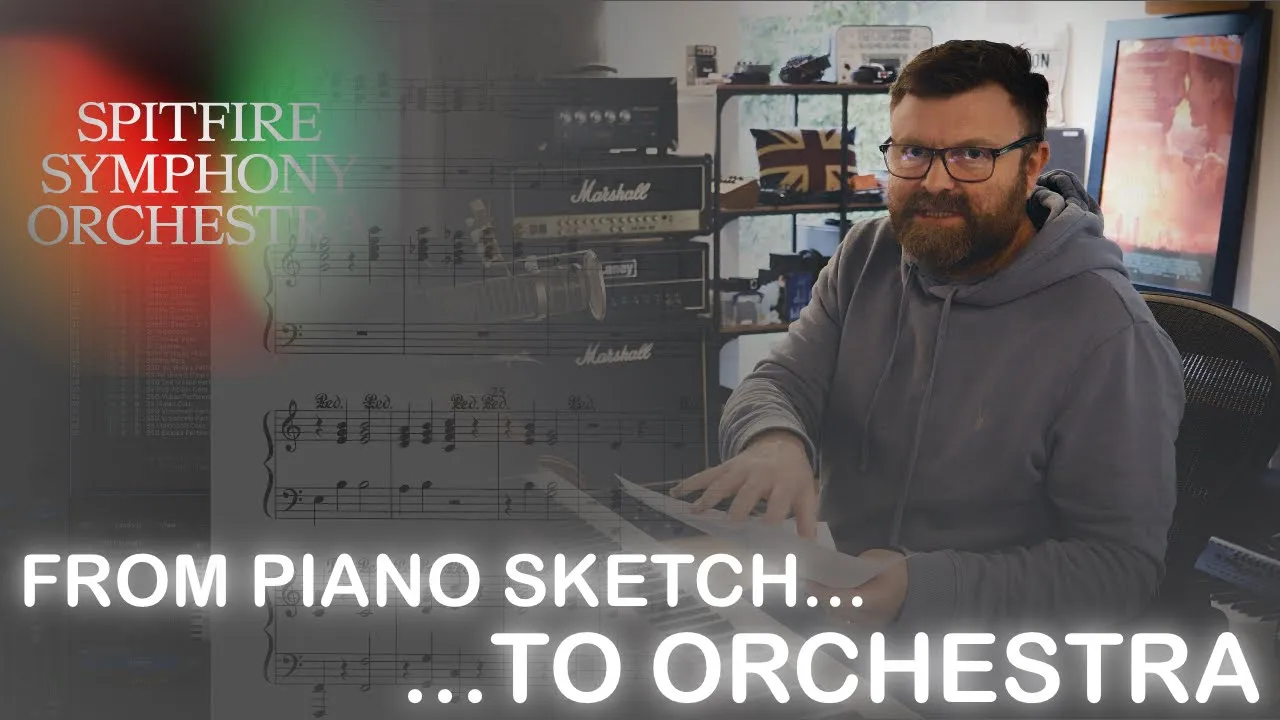 Piano sketch to Orchestra with Spitfire Symphony Orchestra