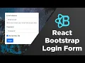 Responsive React Bootstrap Login Form