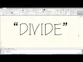 Divide - AutoCAD Commands