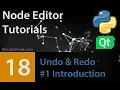 Node Editor Tutorial 18 Undo Redo - Introduction