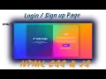 Login Form using HTML CSS JavaScript Responsive UI Design Tutorial