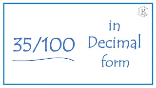 as a Decimal