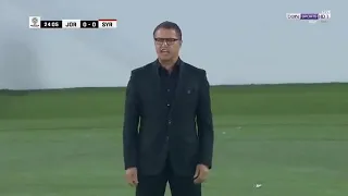ملخص مباراة سورية و الأردن 2 0 سقوط نسور قاسيون تعليق رؤوف خليف 