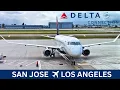 San Jose to Los Angeles TRIP REPORT on Delta Connection DL 3842 Embraer 175