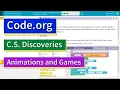 Interactive Card Lesson 14 Puzzle 5 Animation and Games Code org Tutorial