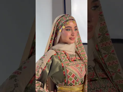 الثوب الفلسطيني 💚😍