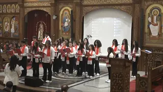 ترنيمة سنين متصان الاحتفال براس السنة      كورال اعدادي دندنها