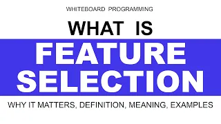 What is Feature Selection in Machine Learning Explained For Beginners With Examples