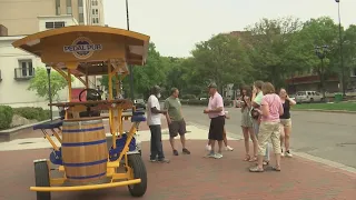 Party bike in downtown Augusta gives bar hopping experience