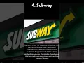 Download Lagu Top 10 Biggest Fast Food Chains #shorts