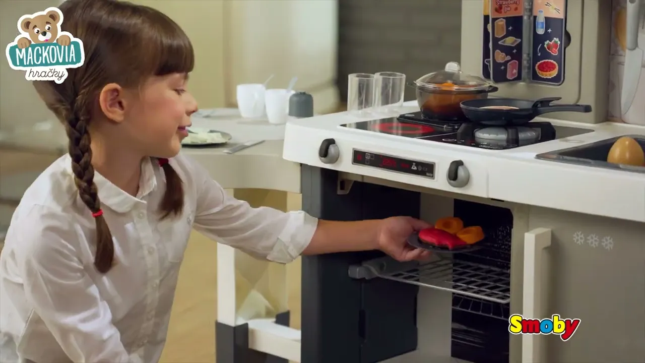 Kuchynky pre deti sety - Kuchynka rastúca s tečúcou vodou Tefal Evolutive Gourment Smoby - 7