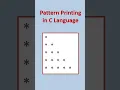 Printing-Generating Star Pattern in C Programming Language Learners Region