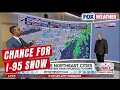 Weekend winter storms target snow for northeastern portion of Interstate 95 corridor