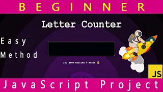 Create Letter Counter Beginner JavaScript Project