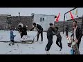 Lagu ❄️ Happy Snow Play of Ali Saleh's Nomadic Family | A Winter Day Full of Laughter