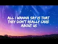 They Don't Care About Us (Lyrics) - Michael Jackson