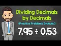 How to Divide a Decimal by a Decimal Math with Mr J