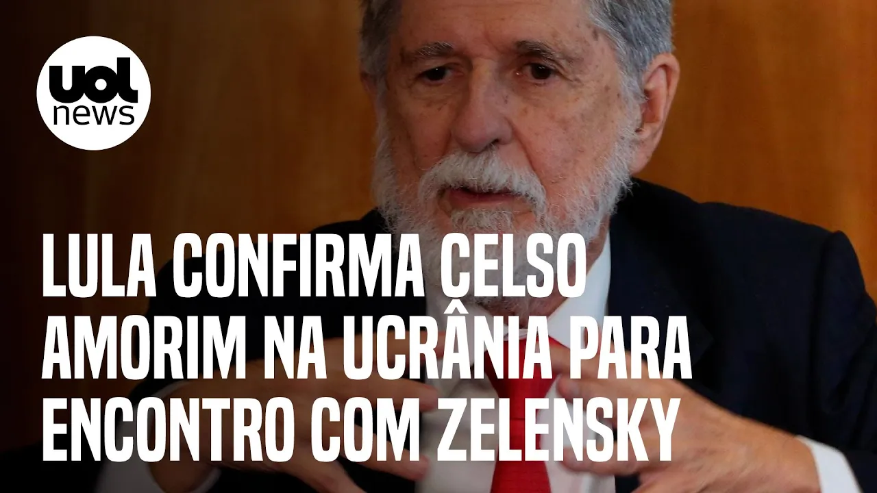 Lula confirma que enviará Celso Amorim à Ucrânia para encontro com Zelensky após falas sobre guerra