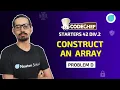 Construct an Array CAARRAY Codechef Starters 42 Div2 Problem D