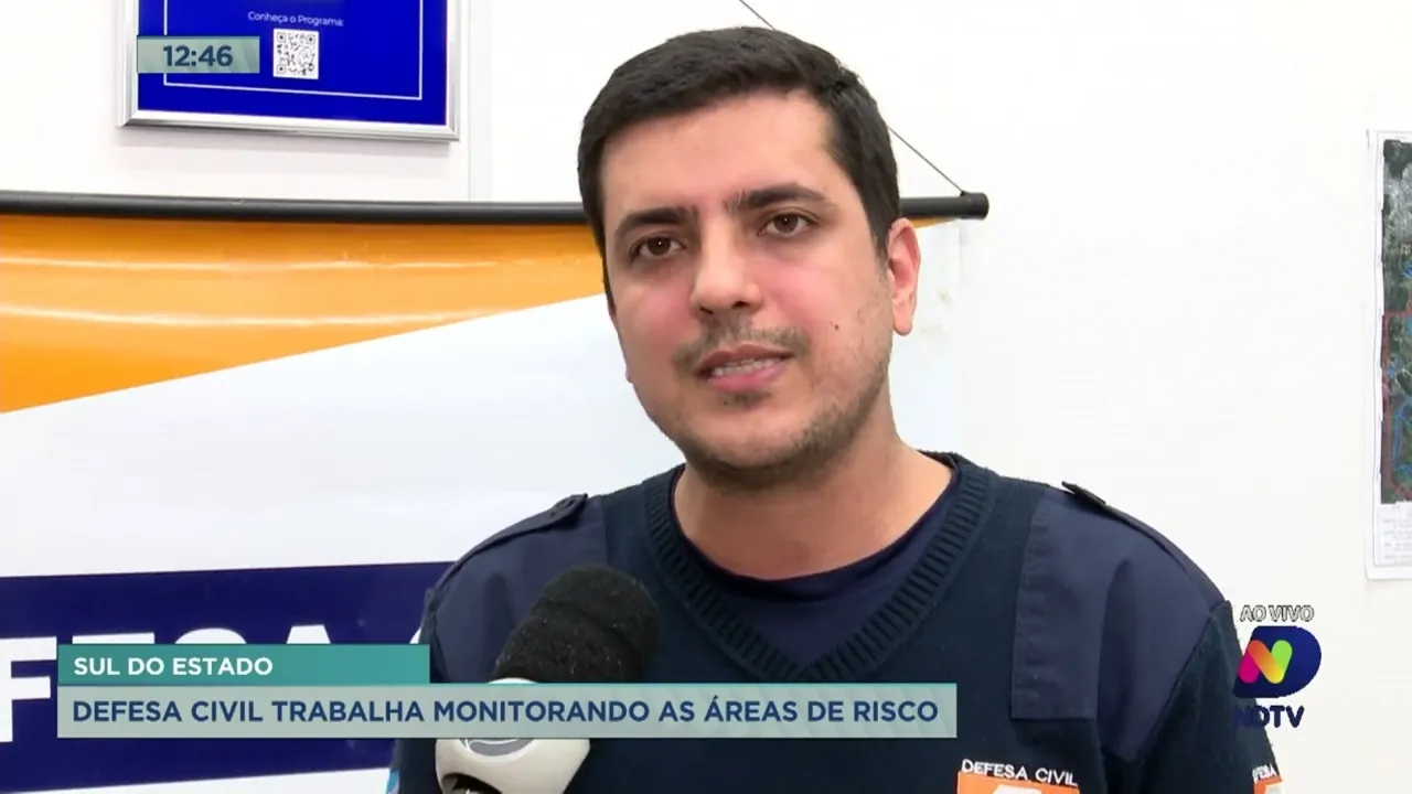 Chuvas em SC: Defesa Civil de Içara trabalha monitorando as áreas de risco