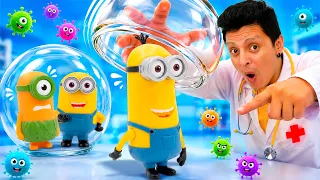 Doctor Gregorio ayuda a los juguetes en su clínica divertida.