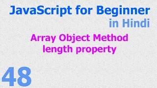 48 JavaScript Hindi - Beginner Tutorials