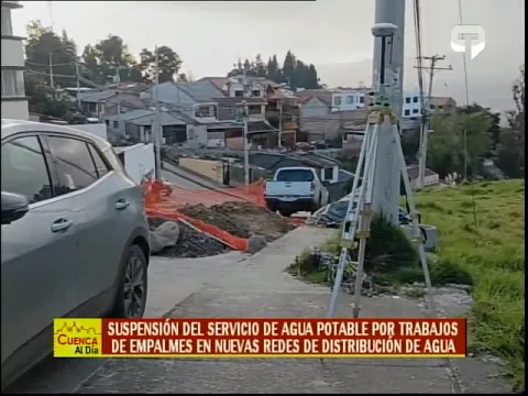 Suspensión del servicio de agua potable por trabajos de empalmes en nuevas redes de distribución de agua