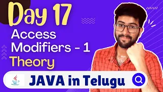 Day 17 Access Modifiers in Java Part 1 Java Course in Telugu Vamsi Bhavani
