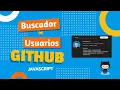 GitHub User Finder - JavaScript