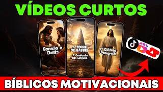 ✅ COMO criar VÍDEOS Bíblicos VIRAIS MOTIVACIONAIS  para SHORTS REELS E TIKTOK do JEITO CERTO✅
