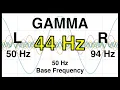 Download Lagu 44 Hz Pure BINAURAL Beat 🟨 GAMMA Waves [50 Hz Base Frequency] 🟨 Ondas Gamma 100%