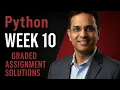 Python Week 10 Graded Assignment IITM BS Degree GA Solutions