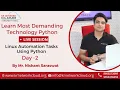 Linux Automation Tasks Using Python Day - 2 Python Modules to Automate Linux Administration Tasks