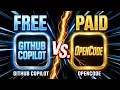 GitHub Copilot vs OpenCode Paid vs Free