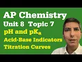 pH and pKa - Analyzing Titration Curves