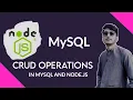 SQL in NodeJS full tutorial CRUD operation Node js MySql