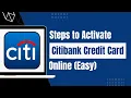 How to Activate Citibank Credit Card Online