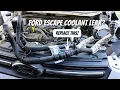 How to Fix Ford Escape Coolant Leak 2014 Ford Escape 1 6 Heater Hose Replacement
