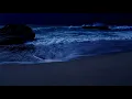 Falling Asleep With The Waves On A Peaceful Night - Deep Sleeping On A Beach In Portugal