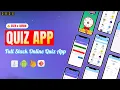 How To Make Complete Online Quiz App Using Java User Admin Android Studio
