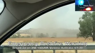 emergency bushfire warning australia